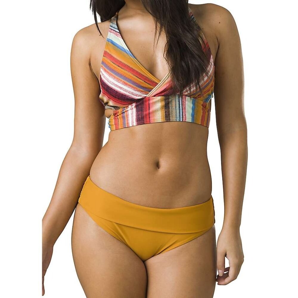 PrAna‎ Swim Womens Large Deep Solstice Marta Bottoms Swim Bottoms NWT